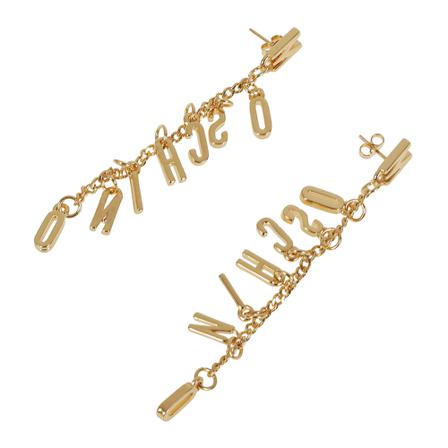 Moschino, Earrings Geel, Dames, Maat:ONE Size