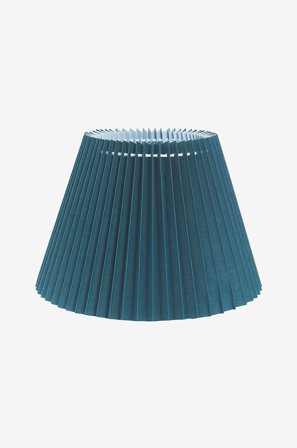 PR Home - Lampskärm Karin Veckad 28 cm - Blå - Lampskärmar - Från Homeroom