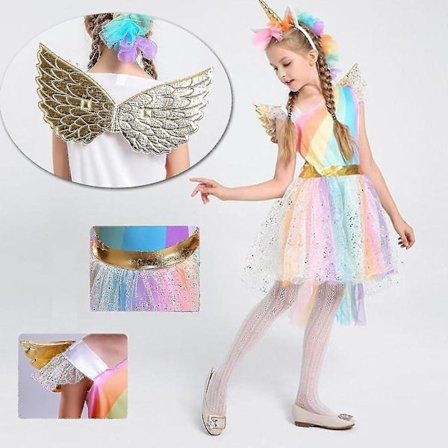 Ytelse Kostyme Jenter Maskerade Fancy Opp Hårbånd Tutu Tul