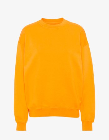 Organic Oversized Crew - Sandstone Orange - S