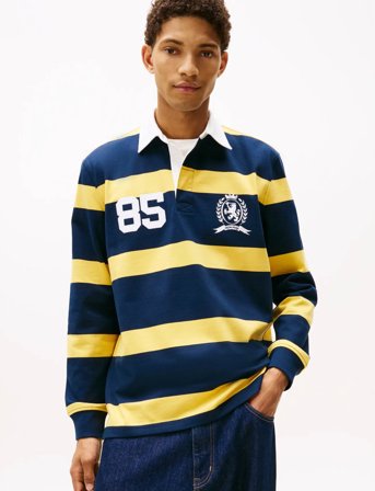 Tommy Jeans Tjm Rlx Stripe Rugby - Multi/patterned - XXXL