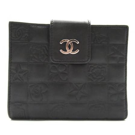 Chanel Vintage pre-owned Pung Sort, Dame Vintage Accessories, Størrelse: ONE Size