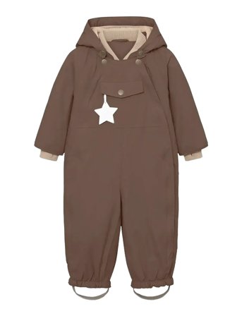 MINI A TURE Matwisti Fleece Lined Snowsuit. Grs - Brown - 86