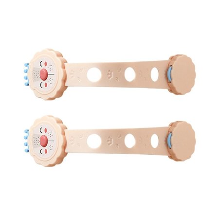 2stk Barnesikring Dørlåser ROSA