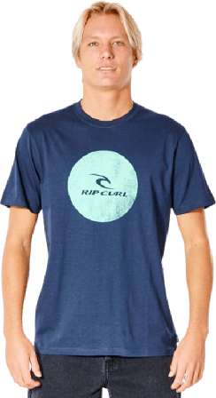 Rip Curl Men's Corp Icon Tee Men short-sleeved sweaters Blue L