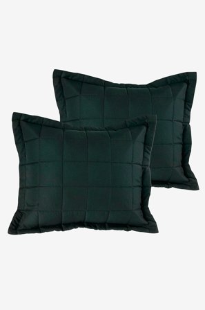 Jotex - Putetrekk 2-pk 50x60 Cm Svart - MATILDA - Kjøp Pynteputer & trekk hos Jotex