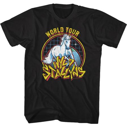 Wyld Stallyns World Tour affisch Bill och Ted T-shirt M
