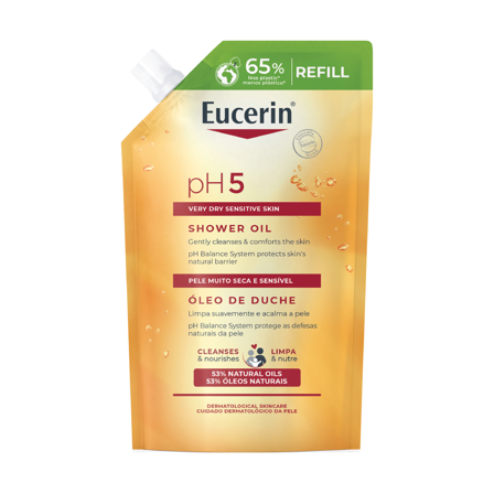 Eucerin pH5 Shower Oil m/p refill, 400 ml