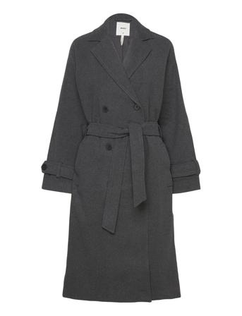 Objkeily L/S Coat Noos Outerwear Coats Winter Coats Grå Object*Betinget Tilbud