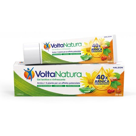 Voltanatura Arnica Gel Aloe Vera Vegan 50ml per Dolori Muscolari
