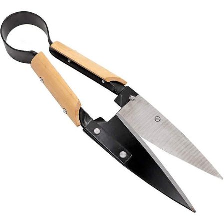 Topiari- ja villakäsit, puutarhatyökalut, ruoho, kukat, pensasleikkuri, vuohi, lammas, lehmän, hevosen, kanin villaa leikkaavat sakset 1 kpl ruskea