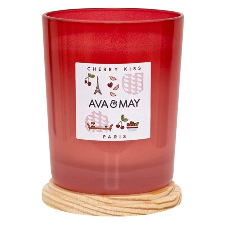 AVA & MAY Candele Cherry Kiss 180g - Candela Profumata