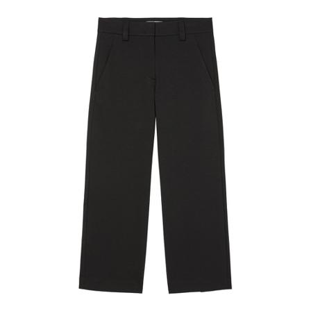 Marc O'Polo Wide Broek in interlock jersey , Zwart , Dames , Maat: L