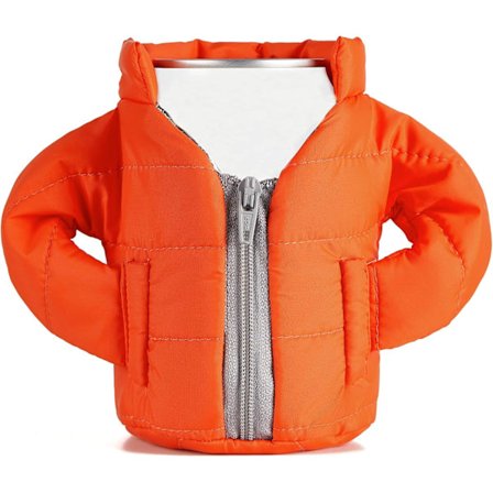 (Orange) Kan Køler Ærme, Øl Køler Drikke Jakke Drikke Kølere, Øl Vest Jakke Dække, Insul