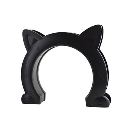 Pet Gate Dörr Klappdörrar SVART