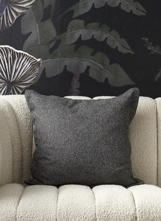 Riviera Maison Putetrekk Rugged-Luxe Grå 50x50cm