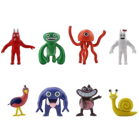 8 stk Garden Of Banban tegneseriefigurer Jumbo Josh Voksne Samlerlegetøj til børn, Monster Horror figurer til fans Gave