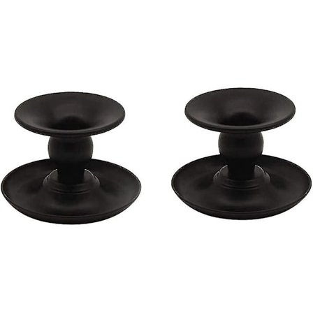 Kartiomaiset Kynttilänjalat, Taottu Rauta Kynttilänjalka, Juhlat Hääkoristeet, Musta Kynttilänjalka