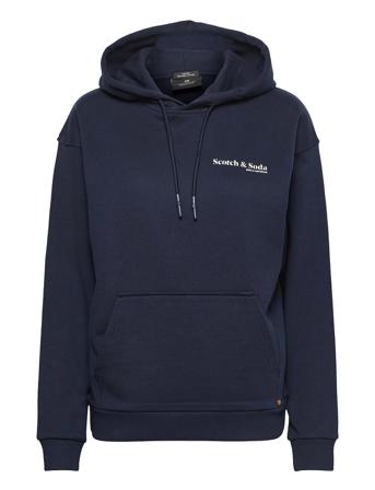 Unisex - Organic Felpa Hooded Sweat Blue Scotch & Soda