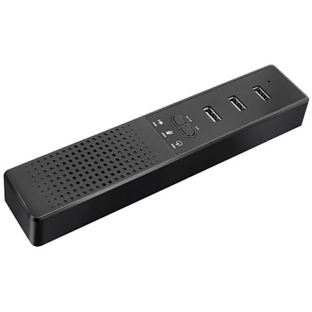3-i-1 Computerhøjttaler med Mikrofon & USB Konferencehøjttaler, PC Mikrofon til Videokonferencer