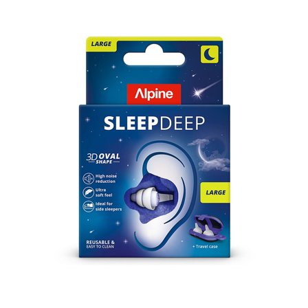 Alpine Hearing Protection Ørepropper SleepDeep Regular 2 stk, Tøj & Bolig, Søvn & Meditation, Ørepropper
