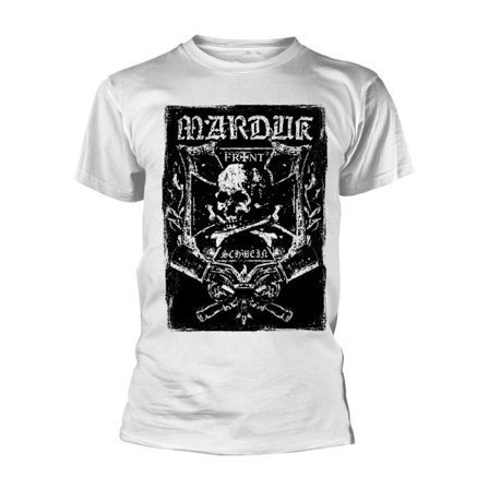 Marduk Unisex Adult Frontschwein T-Shirt 3XL Vit