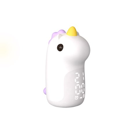 Lysende barnas alarmklokke 2 farger oppladbar dag/natt N