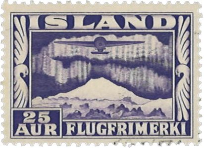 Island 1934 - AFA 177 - Stemplet