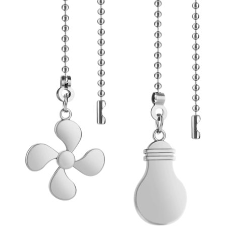 Kattokipsimen vetoketjut (hopea)