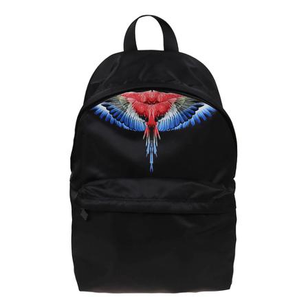 Marcelo Burlon, Wings Backpack Zwart, unisex, Maat:ONE Size