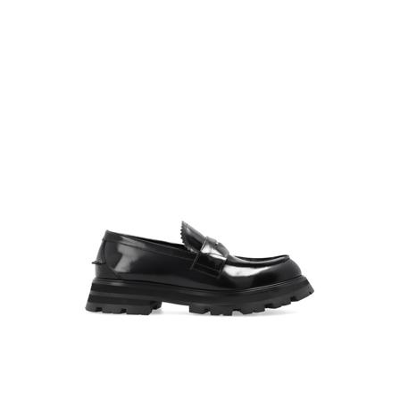 Alexander McQueen Instappers , Zwart , Heren , Maat: 42 EU Instappers & Slip ons