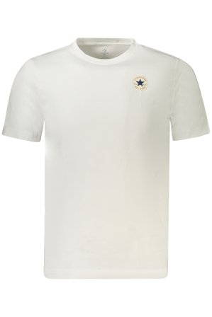 Converse T-shirt Maniche Corte Bambino Bianco
