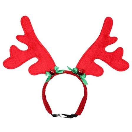 Hunde Rensdyr Gevir Hovedbånd Strop Jul Hat Kæledyr Kæledyr