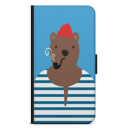 Bjornberry Plånboksfodral iPhone 6/6s - Hipster Björn