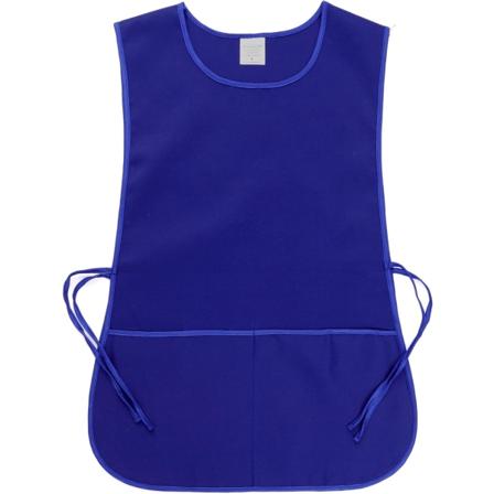 Justerbar Universal Skomakerforkle Unisex Skomakerforkle for Menn Kvinner Damer Tabards Arbeidsrengjøringsforkle med 2 Dype Lommer Royal Blue XL