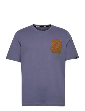 Terrex Pocket Graphic Tee Purple Adidas Performance