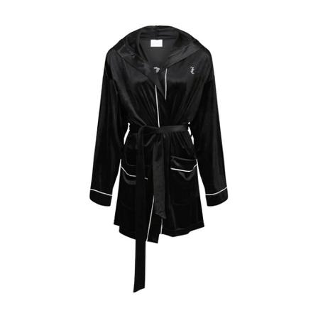 Juicy Couture Robe Sort, Dame Morgenkåber, Størrelse: L
