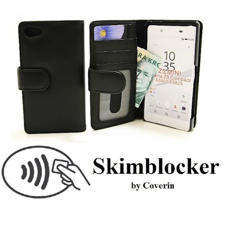 Skimblocker Plånboksfodral Sony Xperia Z5 Compact (E5823)