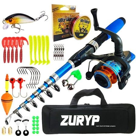 1,7M fiskestang komplette sæt fiskestangshjulssæt feederstang combo
