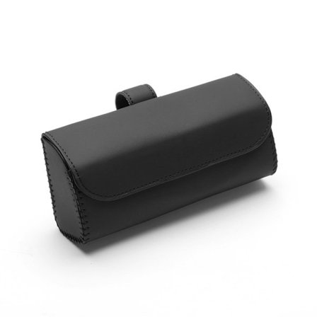 Aurinkolasien säilytyslaatikko ja klipsikiinnitteinen lasipidike yhteensopiva auton aurinkolippa, nahkainen säilytyskotelo, aurinkolasipidike 