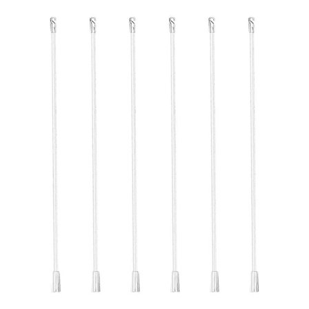 6 stk. vertikal persienne stang, persienner trekkstang, plastgardin, vertikal stang