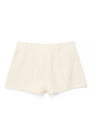Maria Kragmann x NA-KD Mini short en lin mélangé - Shorts - Beige - EU 38