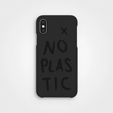Compostable Mobile Case Charcoal Black No Plastic | agood company, iPhone X XS