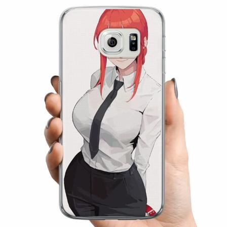 Samsung Galaxy S6 Edge Tpu Mobilskal Makima Chainsaw Man