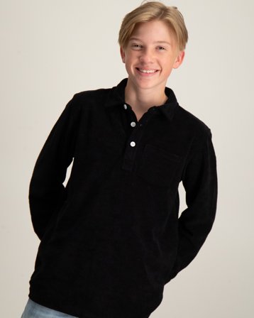 Nikben Terry Studio Schwarz Hemden Jungen - Kids Brand Store