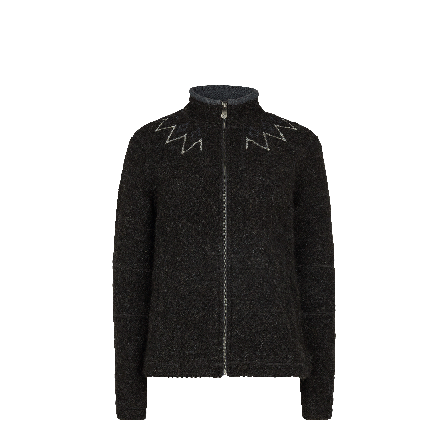 66 North women's Women's Kaldi Jacket Tops - All Black - 2XL