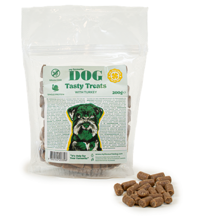 My favourite DOG - Smakfulle godbiter med kalkun 200 g - Hund - Hundegodbiter & tyggebein - Belønningsgodbiter for hund - ZOO.no