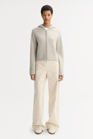 Soft Goat - Chunky hoodie - XS - Chalk