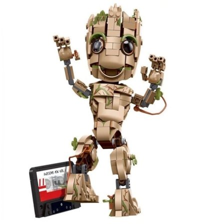 Galaxy Anime Oheislaitteet sarjakuva Goot Building Blocks Ornament Creative Koottu lelu