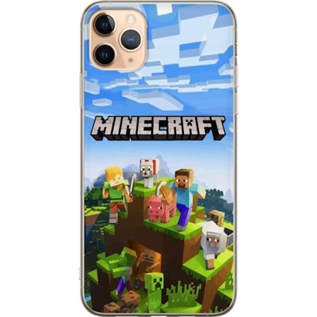 Kompatibelt Mobilskal till Apple Apple iPhone 11 Pro Max Minecraft Creeper block pixel retro spelande